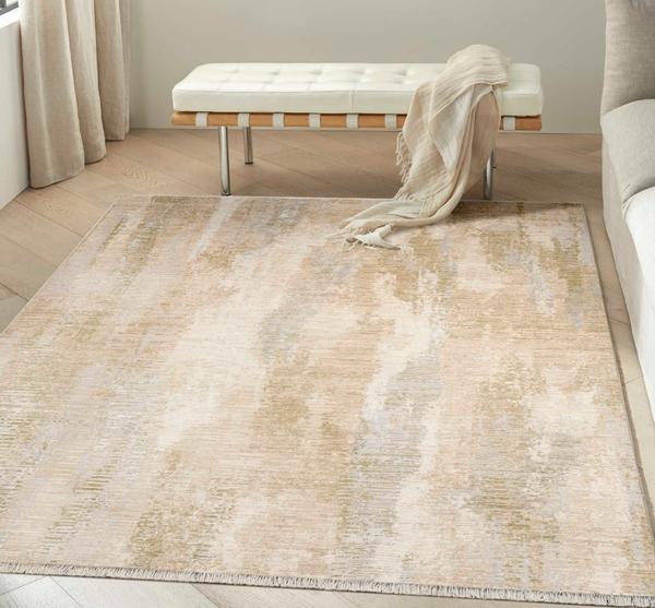 Nourison CK089 Drift Beige Sage Indoor Only Abstract Rug DRF01