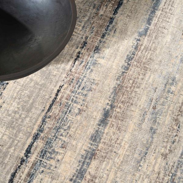 Nourison CK089 Drift Blue Indoor Only Abstract Rug DRF03