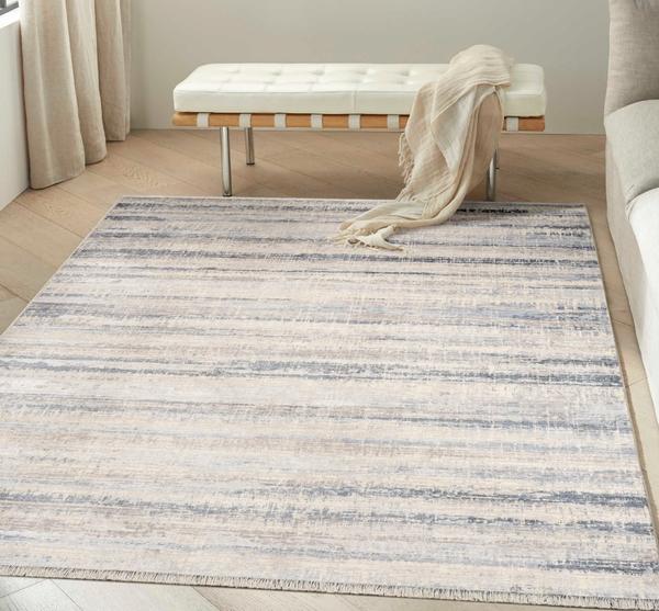 Nourison CK089 Drift Blue Indoor Only Abstract Rug DRF03