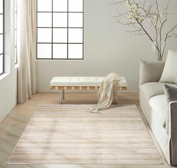 nourison CK089 Drift Sand Indoor only Abstract Rug DRF03