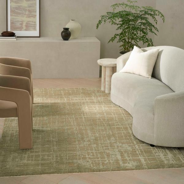 Nourison CK090 Latitude Green Indoor Only Abstract Rug LTD01