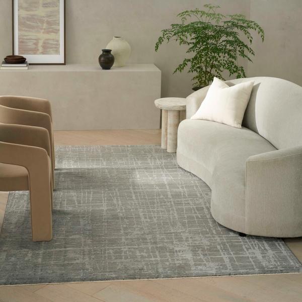 Nourison CK090 Latitude Slate Indoor Only Abstract Rug LTD01