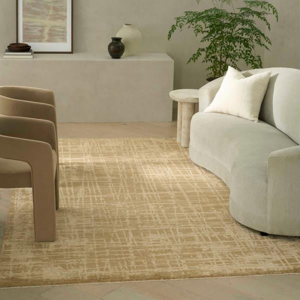 Nourison CK090 Latitude Taupe Indoor Only Abstract Rug LTD01