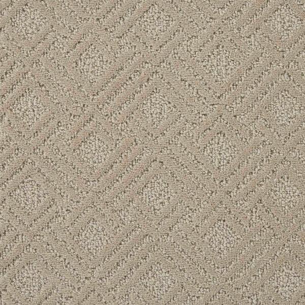 nourison CLASSIQUE GRAPHIQUE GRPQ LIGHT TAUPE BROADLOOM CARPET