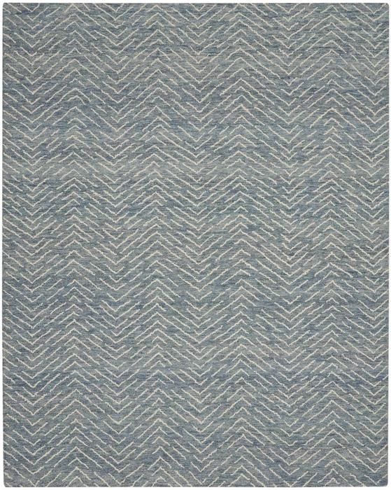 Nourison Colorado Abstract Chevron Blue Rug CLR02 Home