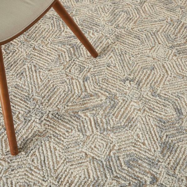 Nourison Colorado Geometric Beige/Grey Rug CLR05 Home