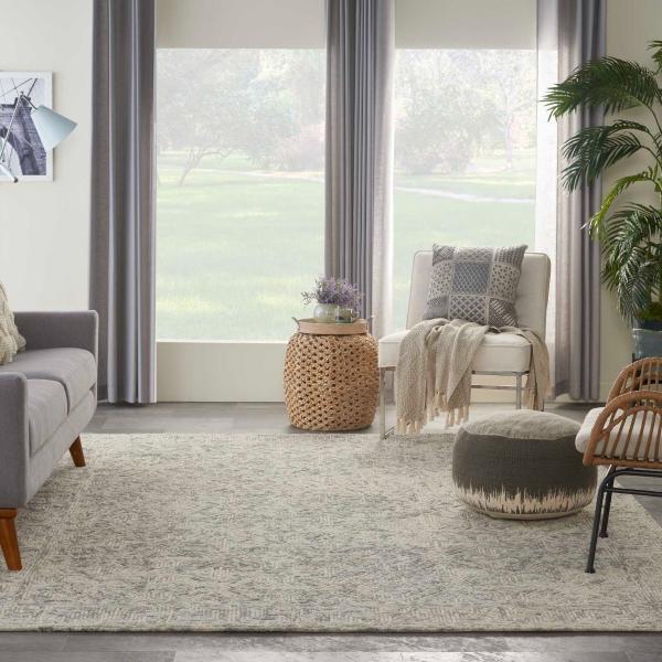 Nourison Colorado Geometric Beige/Grey Rug CLR05 Home