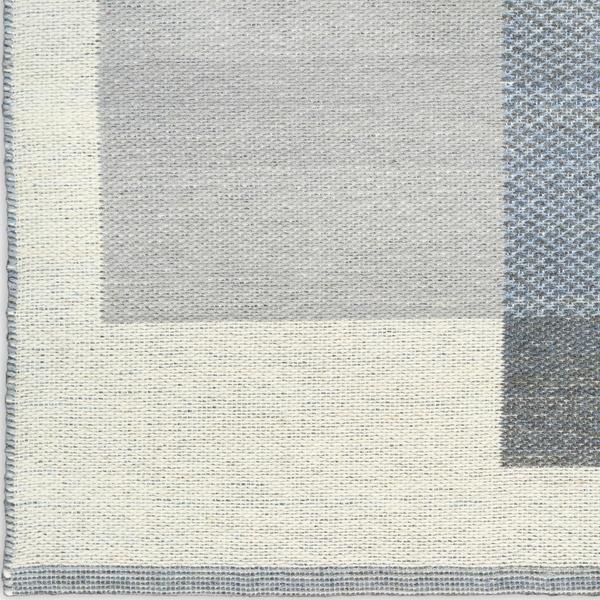 nourison Copenhagen Ivory Blue Indoor only Geometric Rug CPN02