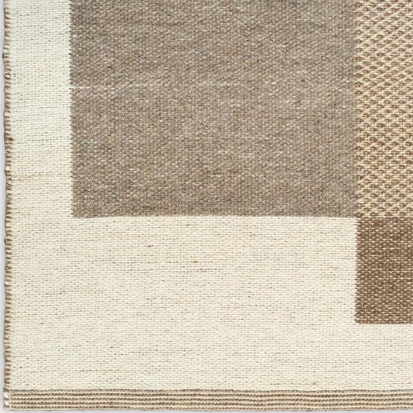nourison Copenhagen Ivory Mocha Indoor only Geometric Rug CPN02