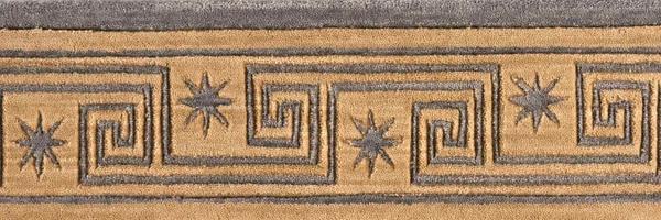 nourison COSMOPOLITAN CELESTIAL C95B GREY BORDER BROADLOOM CARPET