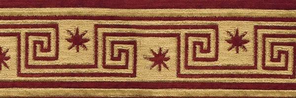nourison COSMOPOLITAN CELESTIAL C95B RED BORDER BROADLOOM CARPET