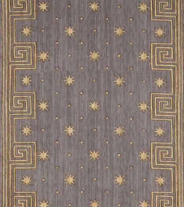 nourison COSMOPOLITAN CELESTIAL C95R GREY RUNNER BROADLOOM CARPET