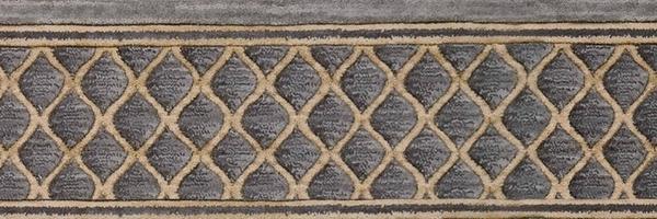 nourison COSMOPOLITAN COSMO SQUARE C31B PLATINUM BORDER BROADLOOM CARPET