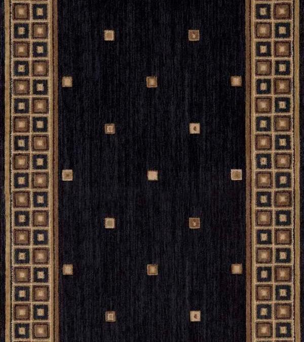 Nourison COSMOPOLITAN COSMO SQUARE C31R MIDNIGHT RUNNER BROADLOOM CARPET