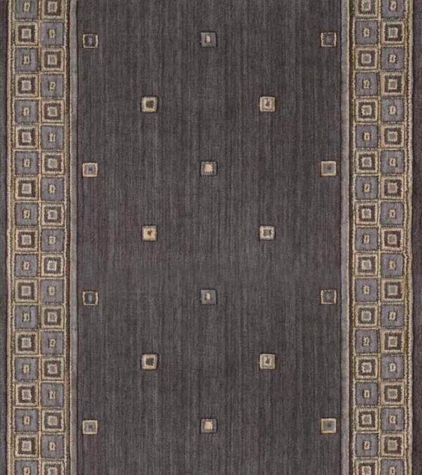 nourison COSMOPOLITAN COSMO SQUARE C31R PLATINUM RUNNER BROADLOOM CARPET
