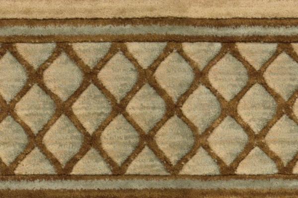 Nourison COSMOPOLITAN SHADOWLURE C26B LIGHT GREEN BORDER BROADLOOM CARPET