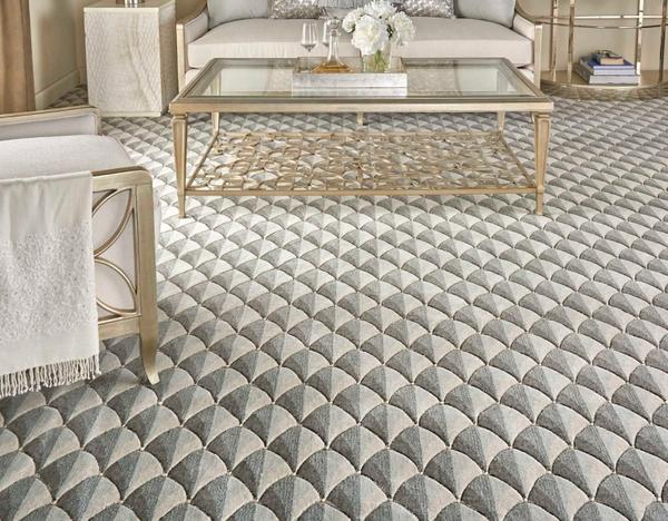 Nourison COSMOPOLITAN SHADOWSCAPE C73F CHROME BROADLOOM BROADLOOM CARPET