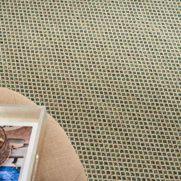 Nourison Courtyard Green Indoor/Outdoor Geometric Rug COU01