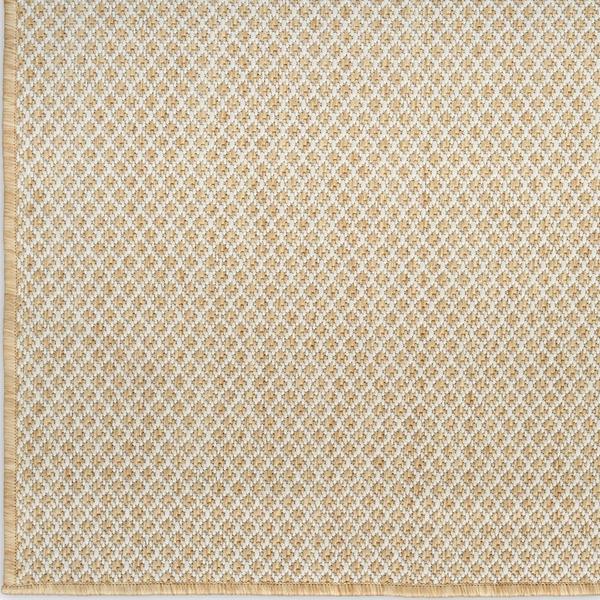 nourison Courtyard Natural Indoor/Outdoor Geometric Rug COU01