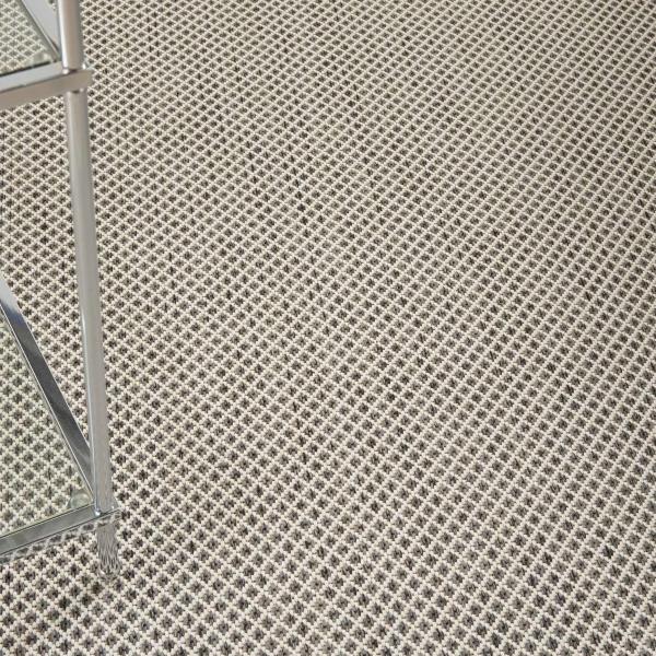 Nourison Courtyard Outdoor Flat Weave Charcoal Grey Rug COU01 Home