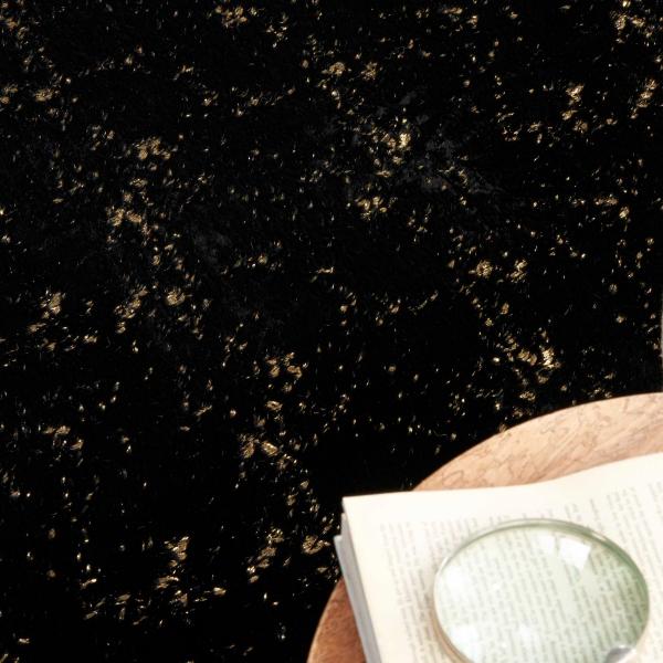 Nourison Cozy Shimmer Black Gold Indoor Only Abstract Rug CSH01 Home