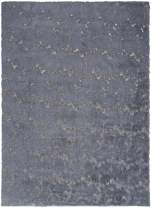 Nourison Cozy Shimmer Blue Grey Indoor Only Abstract Rug CSH01 Home