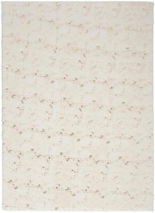 Nourison Cozy Shimmer Ivory Gold Indoor Only Abstract Rug CSH01 Home