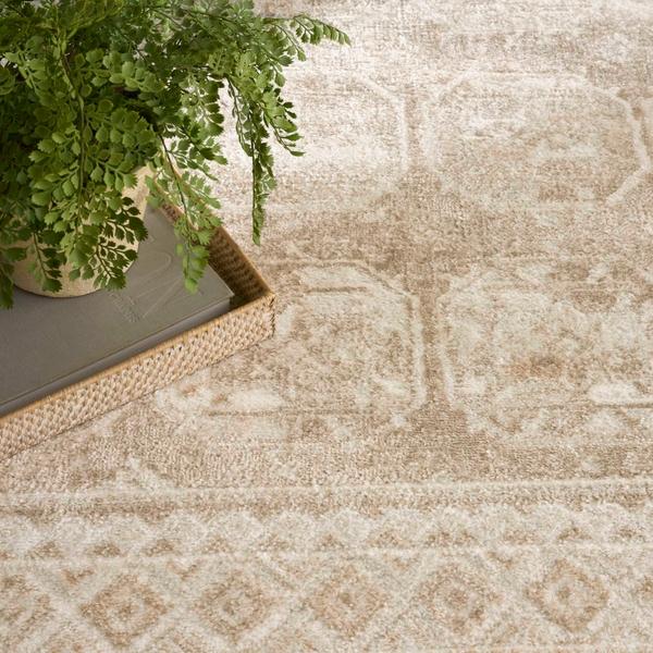 Nourison Dekor Cream Beige Indoor Only Moroccan Rug DEK01