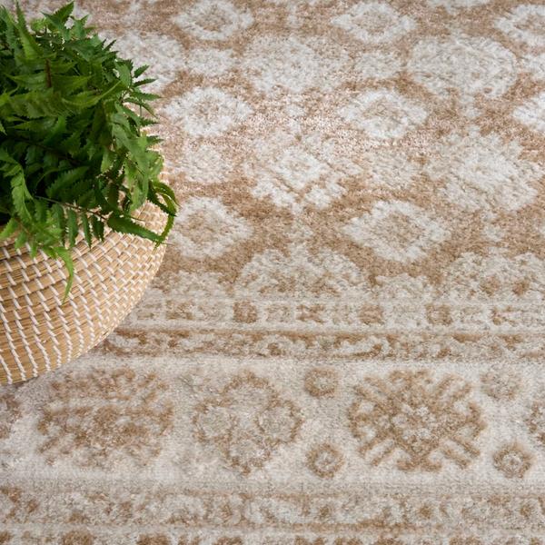 Nourison Dekor Cream Beige Indoor Only Persian Rug DEK02