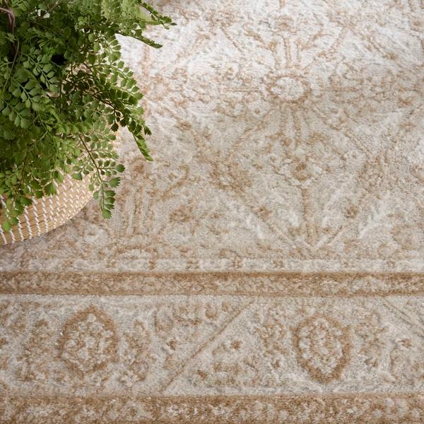 Nourison Dekor Cream Beige Indoor Only Persian Rug DEK03