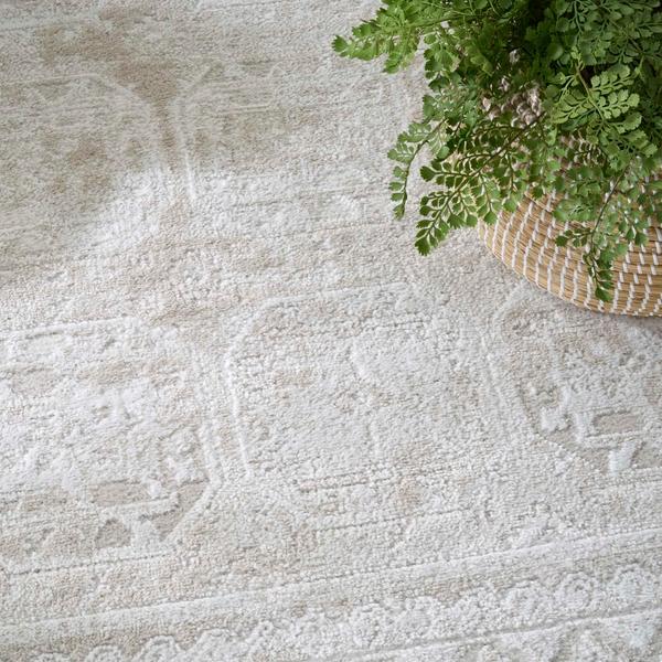 Nourison Dekor Ivory Beige Indoor Only Moroccan Rug DEK01