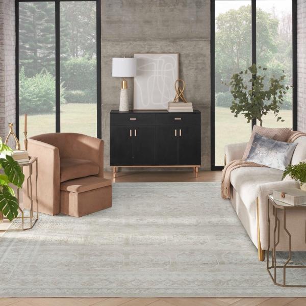 nourison Dekor Ivory Beige Indoor only Moroccan Rug DEK01