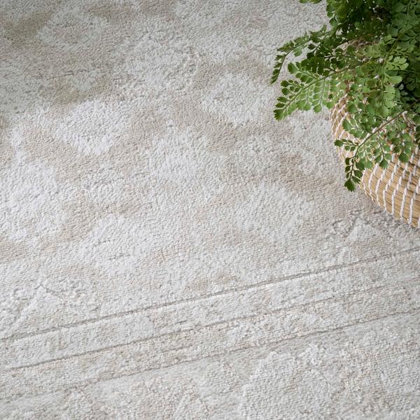 Nourison Dekor Ivory Beige Indoor Only Persian Rug DEK02