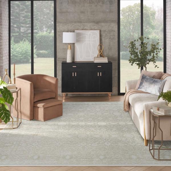 nourison Dekor Ivory Beige Indoor only Persian Rug DEK03