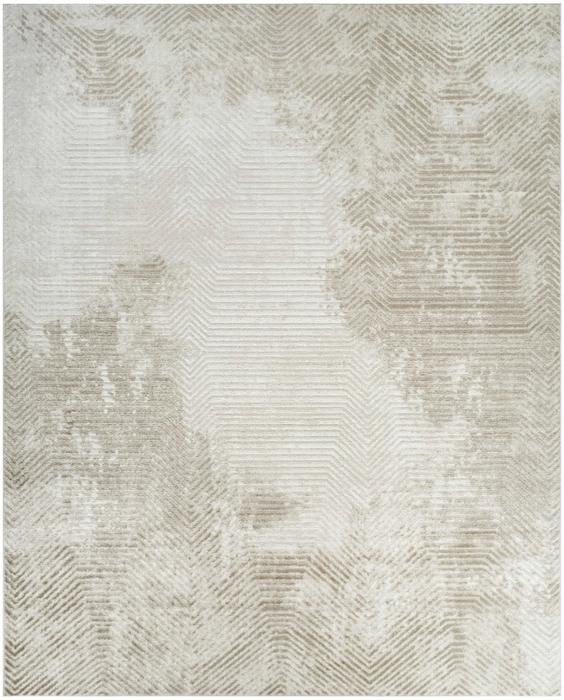 Nourison Dekor Ivory Taupe Indoor Only Abstract Rug DEK04