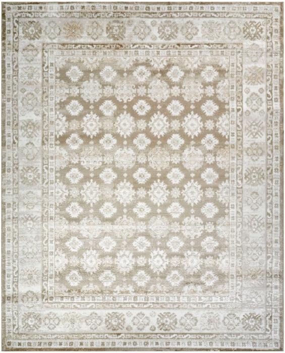 Nourison Dekor Ivory Taupe Indoor Only Persian Rug DEK02