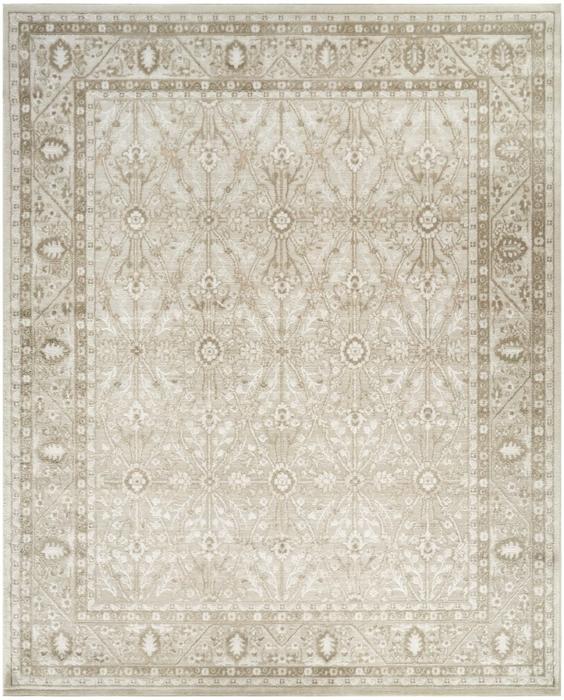 Nourison Dekor Ivory Taupe Indoor Only Persian Rug DEK03