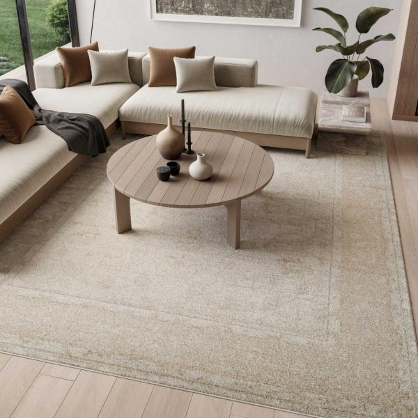 Nourison Dekor Ivory Taupe Indoor Only Persian Rug DEK09