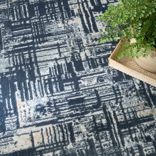Nourison Dekor Slate Indoor Only Geometric Rug DEK11