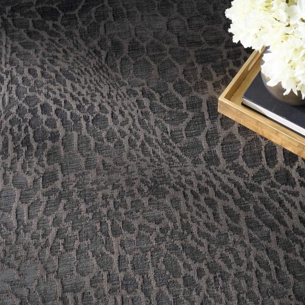 Nourison Desire Charcoal Silver Indoor Only Abstract Rug DSR08