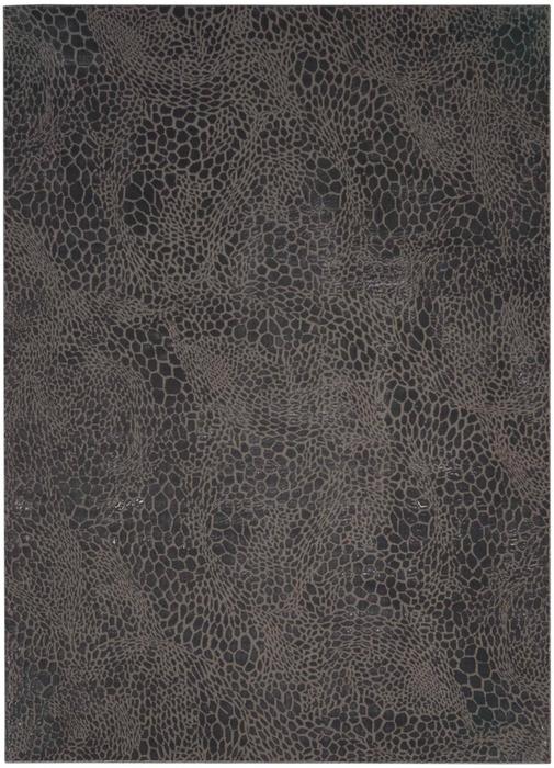 Nourison Desire Charcoal Silver Indoor Only Abstract Rug DSR08