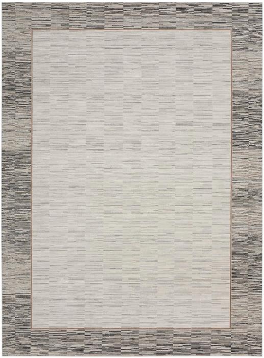 Nourison Desire Shiny Modern Abstract Grey/Black Rug DRS02 Home