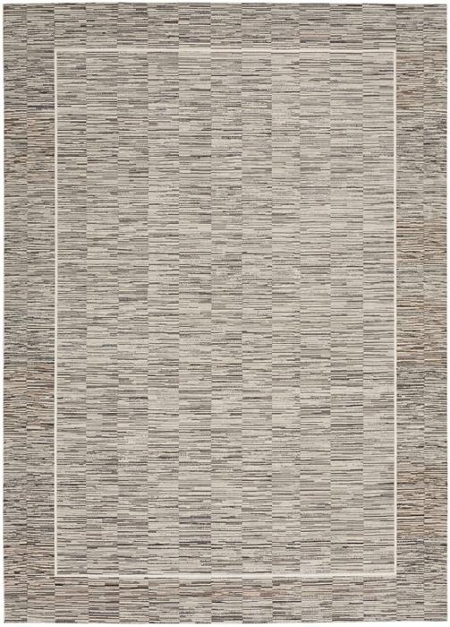 Nourison Desire Shiny Modern Abstract Grey Rug DRS02 Home