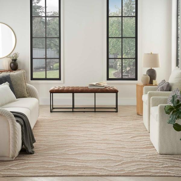 nourison Divine Saddle Indoor only Abstract Rug DIV12 Home