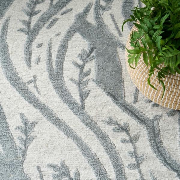 Nourison Divine Slate Indoor Only Abstract Rug DIV13