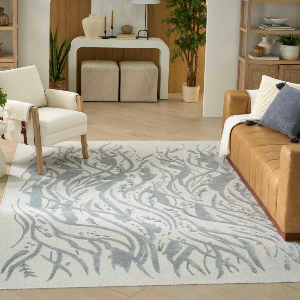 Nourison Divine Slate Indoor Only Abstract Rug DIV13