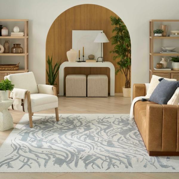 nourison Divine Slate Indoor only Abstract Rug DIV13