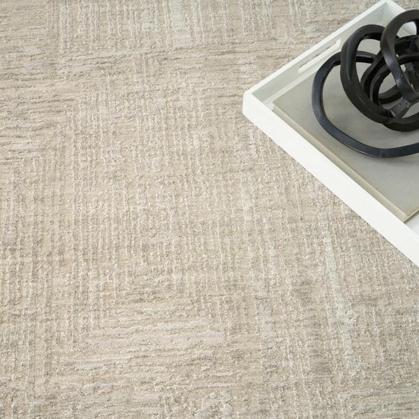 Nourison DK014 Madison Square Grey Indoor Only Abstract Rug MSQ01