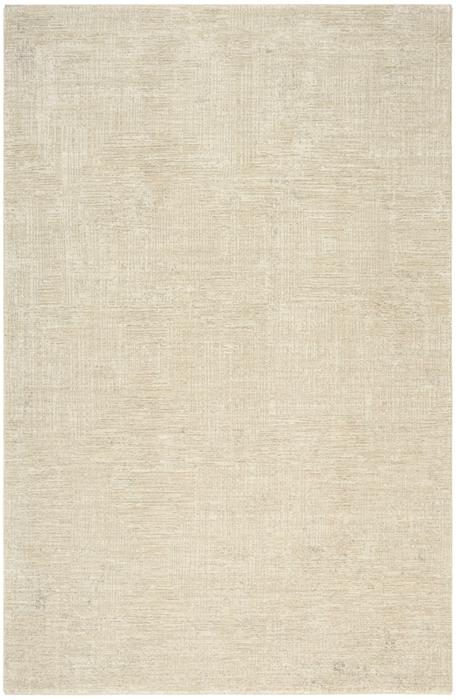 Nourison DK014 Madison Square Ivory Beige Indoor Only Abstract Rug MSQ01