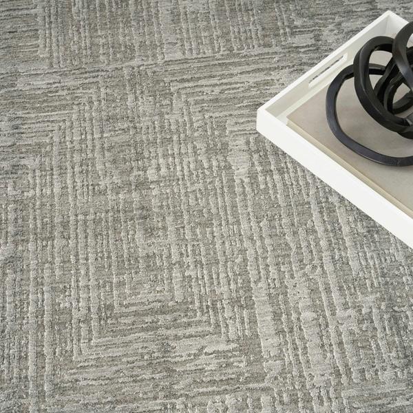 Nourison DK014 Madison Square Slate Indoor Only Abstract Rug MSQ01